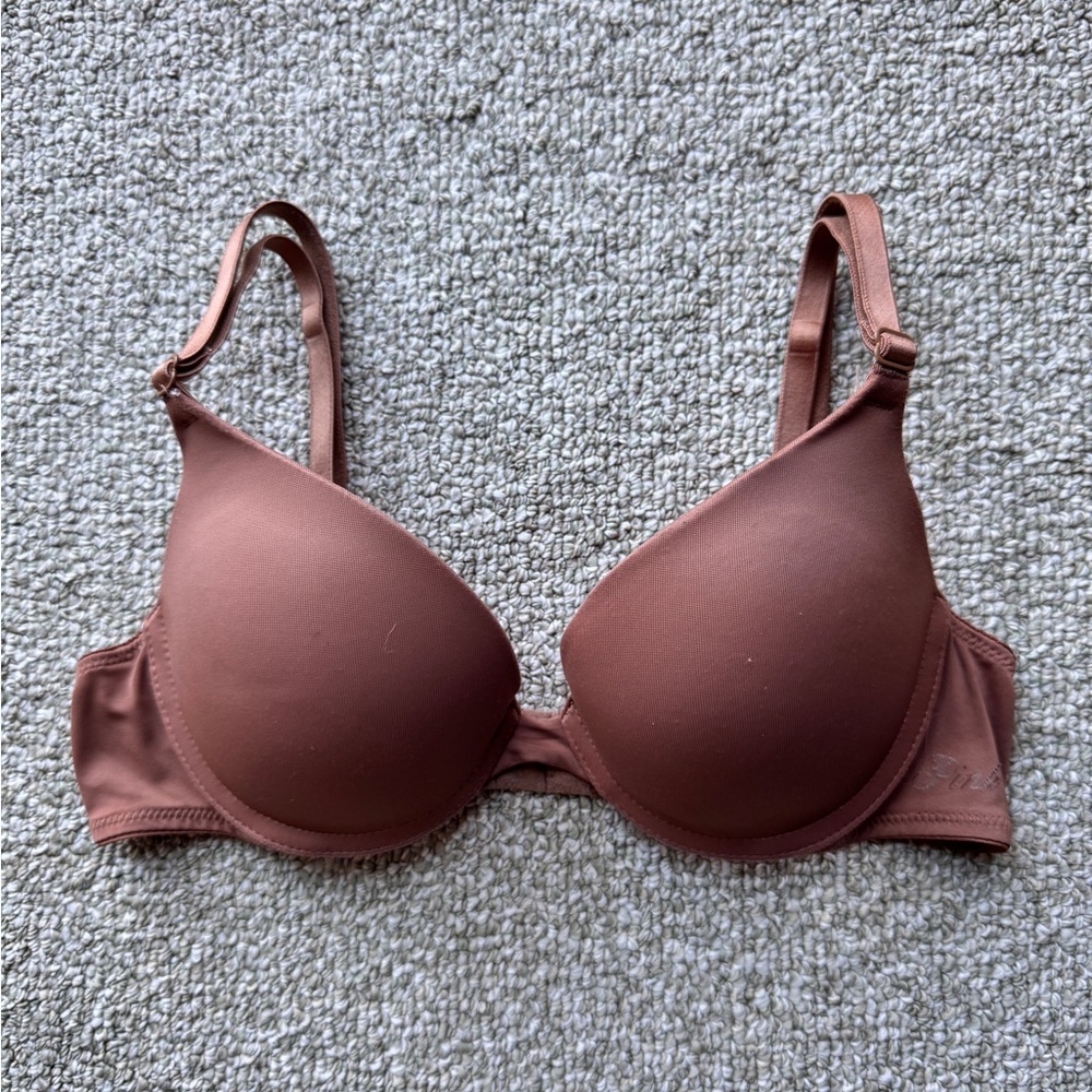 PINK Wear Everywhere Push-Up Black Bra, 32A